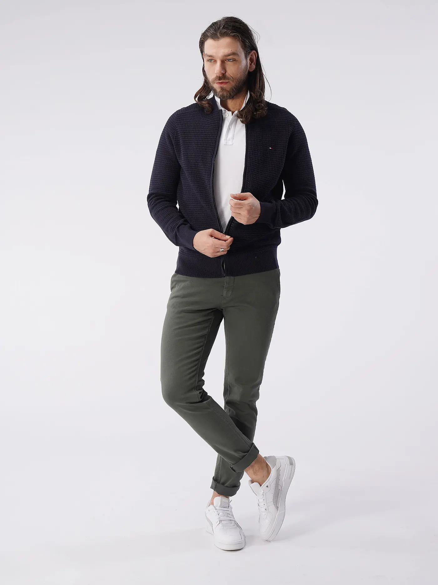 REPLAY | Jeans "Zeumar - Hyperflex" | grün